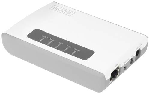 Digitus DN-13024 Netzwerk Printserver USB-A, LAN (10/100MBit/s), WLAN 802.11 b/g/n von Digitus