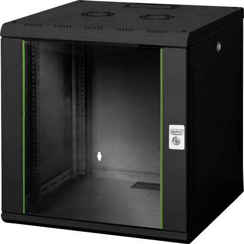 Digitus DN-19 12U-6/6-SW 19 Zoll Wandgehäuse (B x H x T) 600 x 643 x 600mm 12 HE Schwarz, Schwarz ( von Digitus