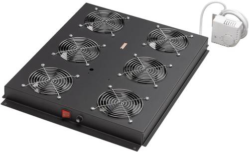 Digitus DN-19 FAN-6-SRV-B 19 Zoll 6 x Netzwerkschrank-Lüfter 1 HE Schwarz von Digitus