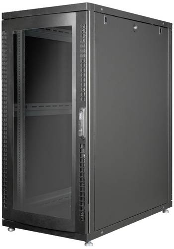 Digitus DN-19 SRV-26U-B-G-1 19 Zoll Serverschrank (B x H x T) 600 x 1290 x 1000mm 26 HE Schwarz (RAL von Digitus