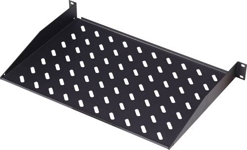 Digitus DN-19 TRAY-1-400-SW 19 Zoll Netzwerkschrank-Geräteboden 1 HE Festeinbau Geeignet für Schra von Digitus