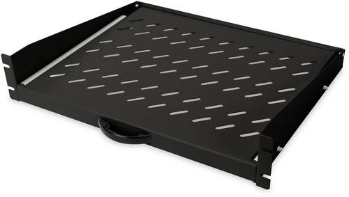 Digitus DN-19-TRAY-2-450-SW 19 Zoll Netzwerkschrank-Geräteboden 2 HE Geeignet für Schranktiefe: ab von Digitus