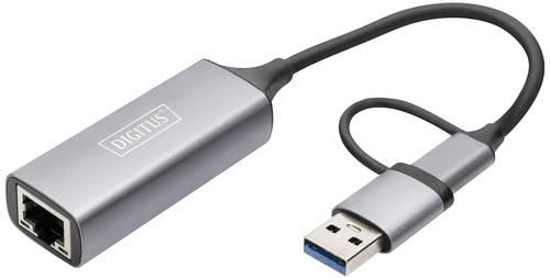 Digitus DN-3028 Netzwerkadapter 2.5 GBit/s USB, USB 3.0, USB 3.1 Gen 1, USB 3.2 Gen 1, USB 3.2 Gen 1 von Digitus