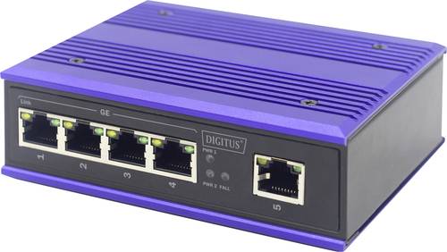 Digitus DN-650106 Industrial Ethernet Switch 8 Port 10 / 100MBit/s von Digitus