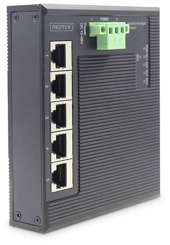 Digitus DN-651126 Industrial Ethernet Switch 5 Port 10 / 100 / 1000MBit/s von Digitus