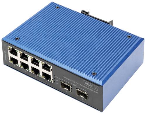 Digitus DN-651146 Industrial Ethernet Switch 8 + 2 Port 10 / 100 / 1000MBit/s von Digitus