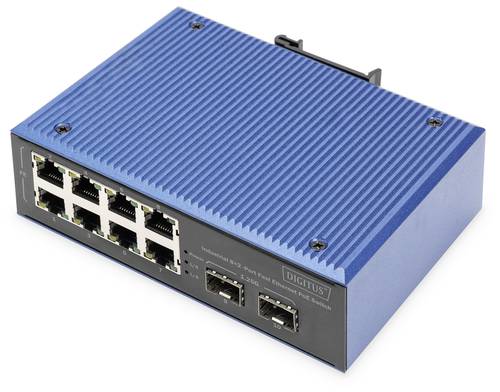 Digitus DN-651147 Industrial Ethernet Switch 8 + 2 Port 10 / 100 / 1000MBit/s von Digitus