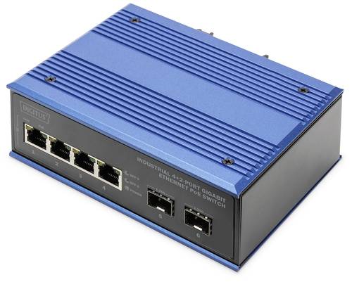 Digitus DN-651149 Industrial Ethernet Switch 4x2 Port 1 GBit/s von Digitus