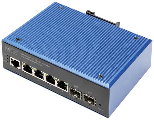 Digitus DN-651154 Industrial Ethernet Switch 4x2 Port 10 / 100 / 1000MBit/s Digitus DN-651154 Industrial Ethernet Switch 4x2 Port 10 / 100 / 1000MBit/s von Digitus