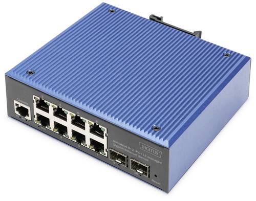 Digitus DN-651156 Industrial Ethernet Switch 8 + 2 Port 10 / 100 / 1000MBit/s von Digitus