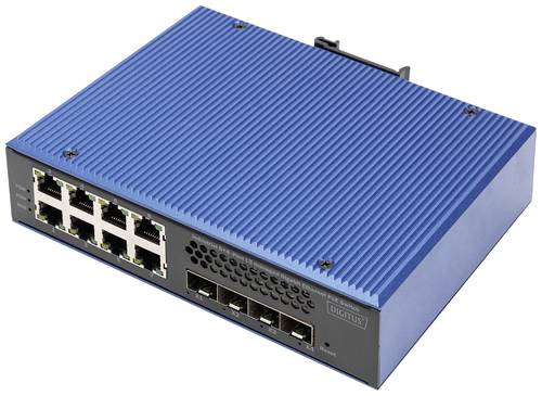 Digitus DN-651161 Industrial Ethernet Switch 8 + 4 Port 1 GBit/s von Digitus