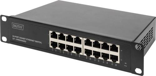 Digitus DN-80115 Netzwerk Switch RJ45 16 Port 10 / 100 / 1000MBit/s von Digitus