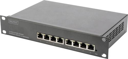 Digitus DN-80117 Managed Netzwerk Switch 8 Port 10 / 100 / 1000MBit/s von Digitus