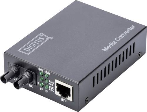 Digitus DN-82010-1 LAN, ST Simplex Netzwerk-Medienkonverter 100MBit/s von Digitus