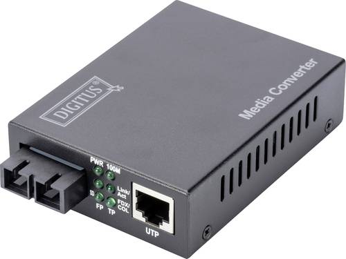Digitus DN-82020-1 LAN, SC Simplex Netzwerk-Medienkonverter 100MBit/s von Digitus