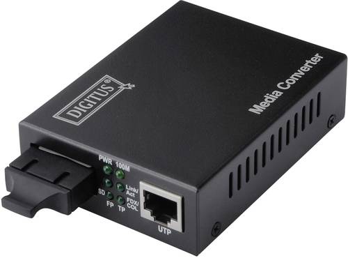Digitus DN-82021-1 LAN, SC Duplex Netzwerk-Medienkonverter 100MBit/s von Digitus