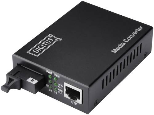 Digitus DN-82023 LAN, SC Simplex Netzwerk-Medienkonverter 100MBit/s von Digitus