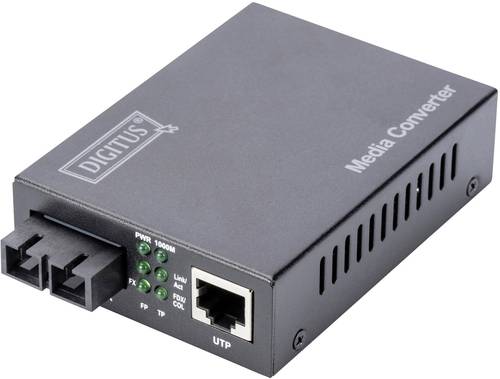 Digitus DN-82121-1 LAN, SC Duplex Netzwerk-Medienkonverter 1 GBit/s von Digitus