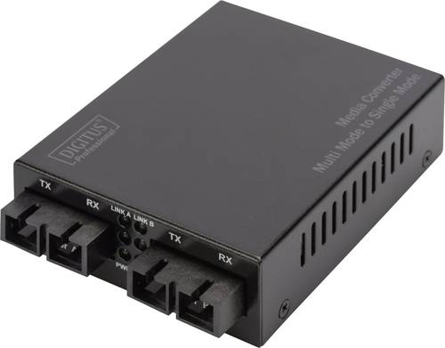 Digitus DN-82124 IEEE 802.3z 1000BASE-SX, SC Duplex Medienkonverter 1000MBit/s von Digitus