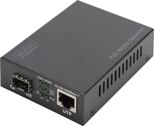 Digitus DN-82140 LAN 10/100/1000MBit/s, SFP, IEEE 802.3z 1000BASE-LX, IEEE 802.3z 1000BASE-SX Medien von Digitus