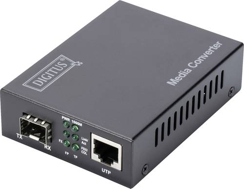 Digitus DN-82211 1 SFP, GBIC, LAN, LAN 10/100/1000MBit/s, SFP Medienkonverter 1 / 10 GBit/s von Digitus