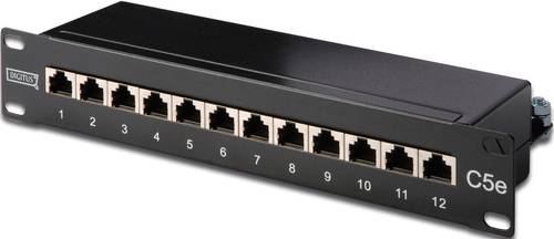 Digitus DN-91512S 12 Port Netzwerk-Patchpanel 254mm (10 ) CAT 5e 1 HE von Digitus