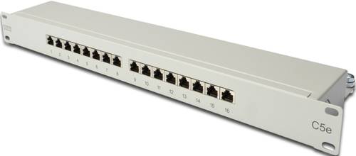 Digitus DN-91516S 16 Port Netzwerk-Patchpanel 483mm (19 ) CAT 5e 1 HE von Digitus