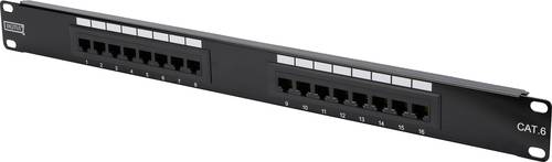 Digitus DN-91616U 16 Port Netzwerk-Patchpanel 483mm (19 ) CAT 6 1 HE von Digitus