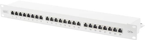 Digitus DN-91624S-EA 24 Port Netzwerk-Patchpanel 483mm (19 ) CAT 6a 1 HE von Digitus