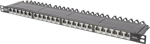 Digitus DN-91624S-SL-EA 24 Port Netzwerk-Patchpanel 483mm (19 ) CAT 6a 0.5 HE von Digitus