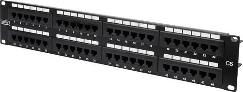 Digitus DN-91648U 48 Port Netzwerk-Patchpanel 483mm (19 ) CAT 6 2 HE von Digitus