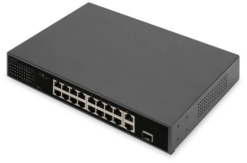 Digitus DN-95355 Netzwerk Switch 16 Port 10 / 100MBit/s PoE-Funktion von Digitus