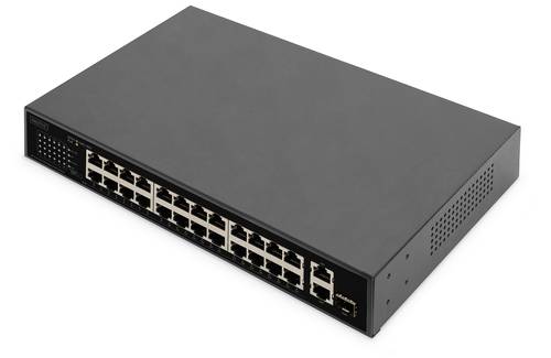 Digitus DN-95356 Netzwerk Switch 16 + 2 Port 10 / 100MBit/s PoE-Funktion von Digitus