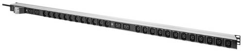 Digitus DN-95451 Netzwerkschrank-Steckdosenleiste (B x H x T) 45 x 60 x 1389mm Schwarz von Digitus