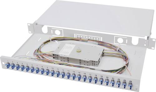 Digitus DN-96332/9 LWL-Patchpanel 24 Port LC Bestückt 1 HE von Digitus