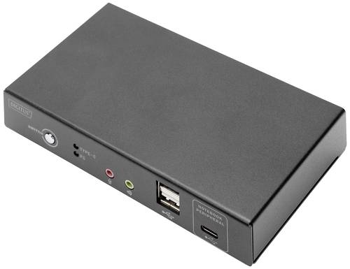 Digitus DS-12901 2 Port KVM-Umschalter HDMI Tastatur, USB 1920 x 1080 Pixel, 1920 x 1200 Pixel, 1920 von Digitus