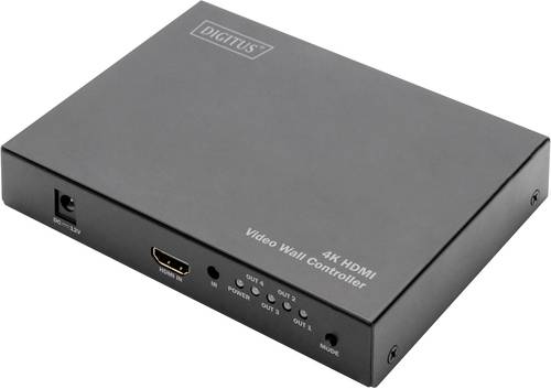 Digitus DS-43309 2+2 Port HDMI-Switch Ultra HD-fähig, einzeln schaltbar, mit Fernbedienung 3840 x 2 von Digitus