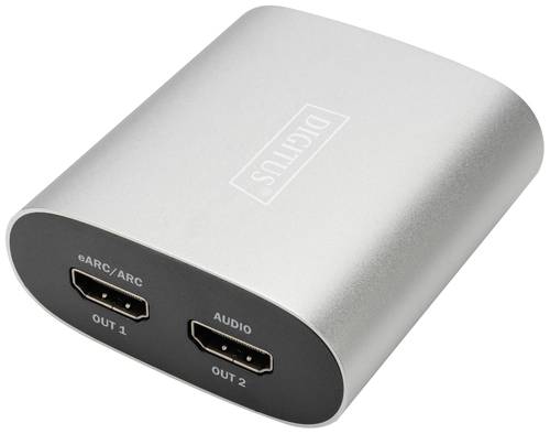 Digitus DS-45337 HDMI Adapter Silber, Schwarz eARC, HDMI-fähig von Digitus