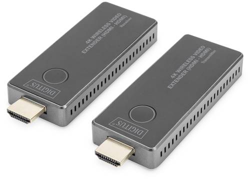 Digitus DS-55323 HDMI-Funkübertragung (Set) 30m 3840 x 2160 Pixel integrierte LED-Anzeige, mobile V von Digitus