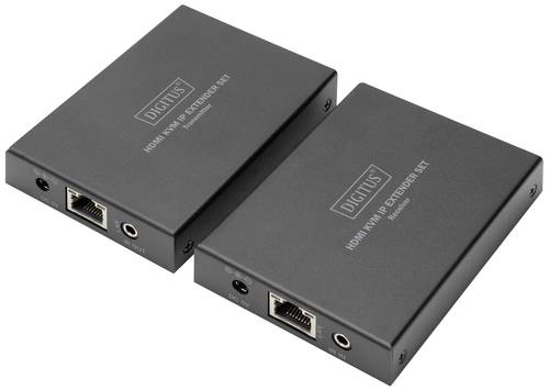 Digitus DS-55507 HDMI / RJ45 Adapter [1x HDMI-Buchse - 1x HDMI-Buchse] Schwarz HDMI-fähig, High Spe von Digitus