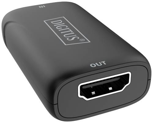 Digitus DS-55521 HDMI Adapter [1x HDMI-Buchse - 1x HDMI-Buchse] Schwarz HDMI-fähig, High Speed-HDMI von Digitus