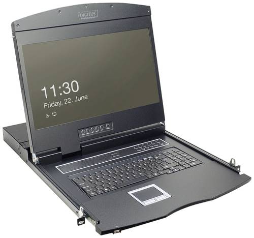 Digitus DS-72211-4GE KVM-Konsole VGA 1366 x 768 Pixel Digitus DS-72211-4GE KVM-Konsole VGA 1366 x 768 Pixel von Digitus