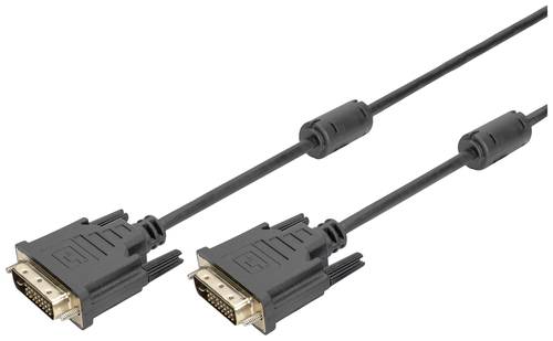 Digitus DVI Anschlusskabel DVI-D 24+1pol. Stecker, DVI-D 24+1pol. Stecker 5.00m Schwarz AK-320101-05 Digitus DVI Anschlusskabel DVI-D 24+1pol. Stecker, DVI-D 24+1pol. Stecker 5.00m Schwarz AK-320101-05 von Digitus