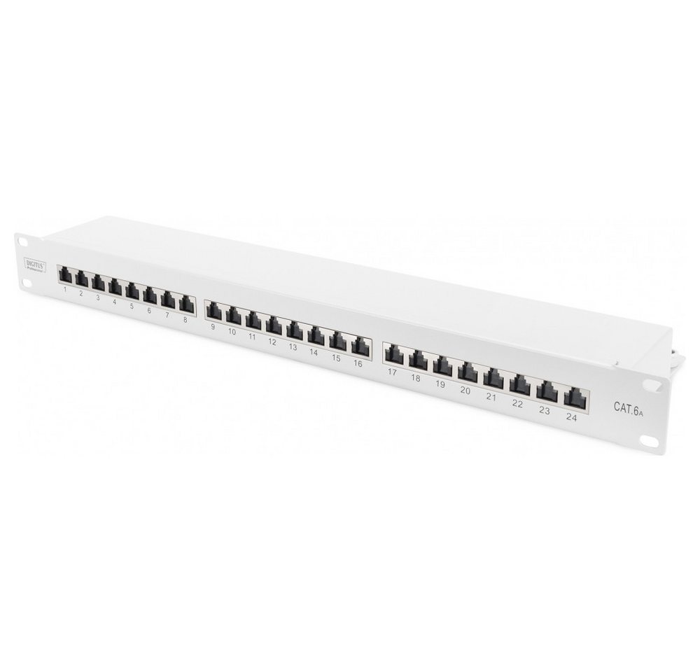 Digitus Digitus 19" CAT 6a Patch Panel - Zubehör Netzwerk-Patch-Panel (Patchpanel, CO2-neutraler Versand) von Digitus