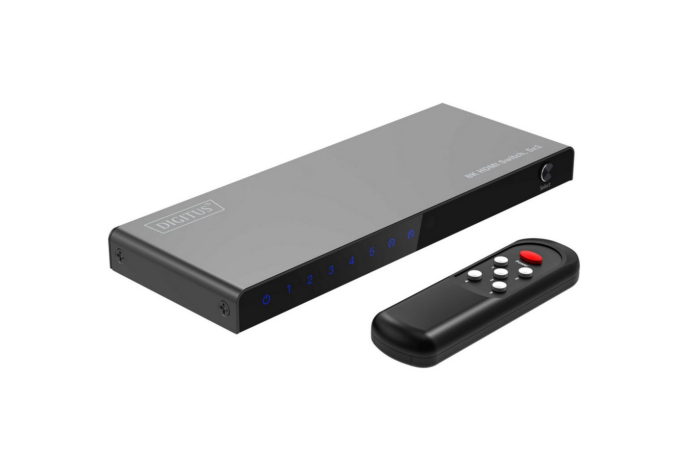 Digitus Digitus 8K HDMI Switch 5x1 Netzwerk-Switch Digitus Digitus 8K HDMI Switch 5x1 Netzwerk-Switch von Digitus