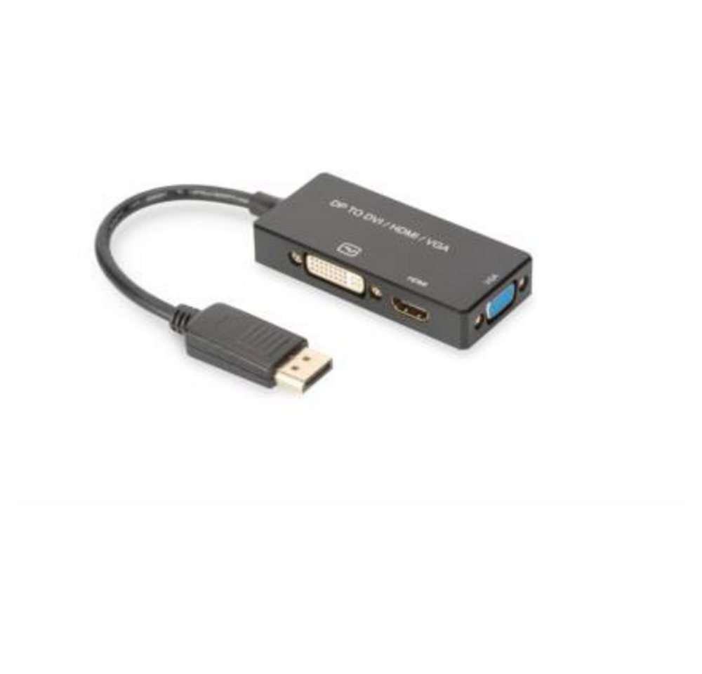 Digitus Digitus AV Konverter AK-340418-002-S [DisplayPort - HDMI, DVI, VGA] 38 Audio-Adapter, 20.00 cm von Digitus