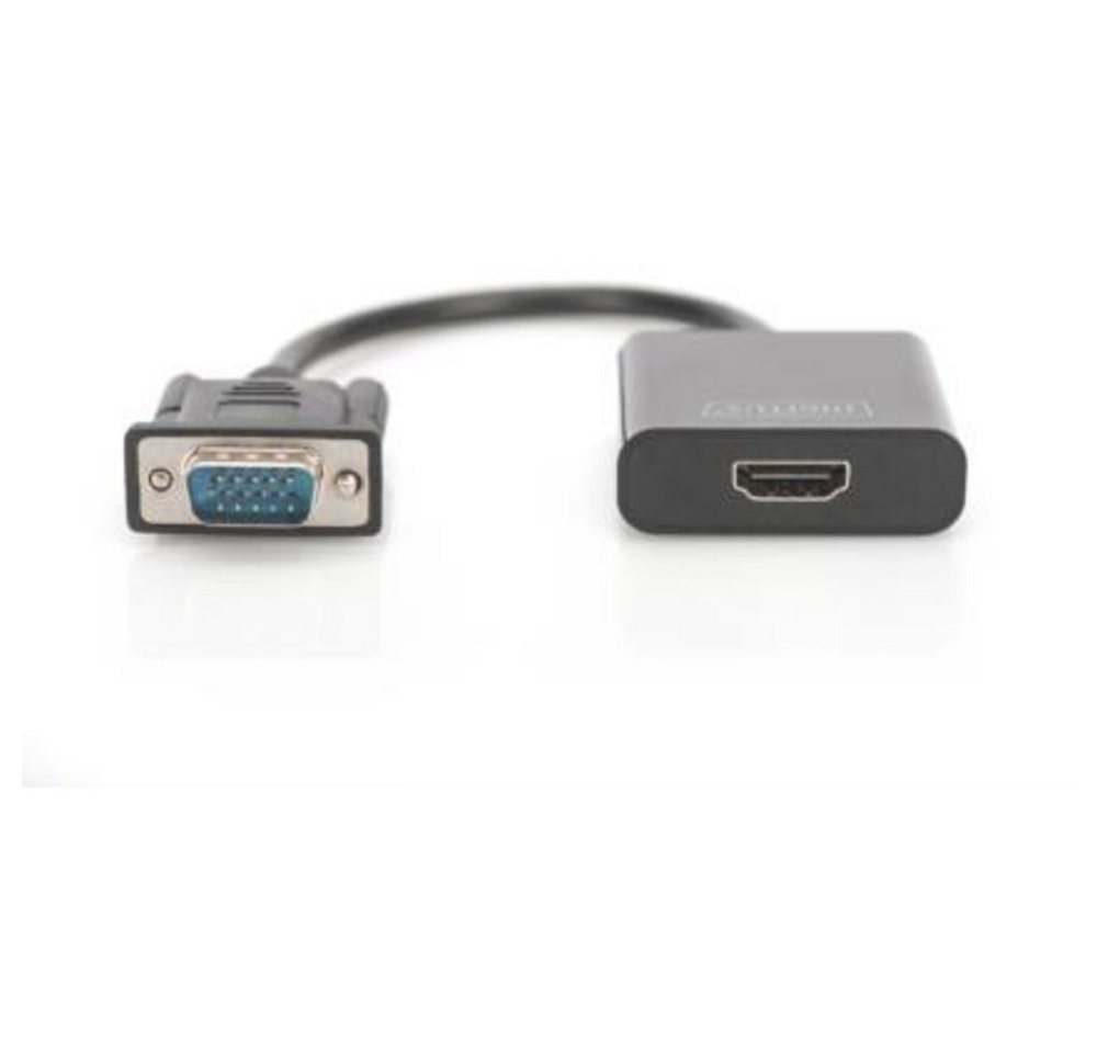 Digitus Digitus AV Konverter DA-70473 [VGA - HDMI] 1920 x 1080 Pixel Audio-Adapter, 15.00 cm von Digitus