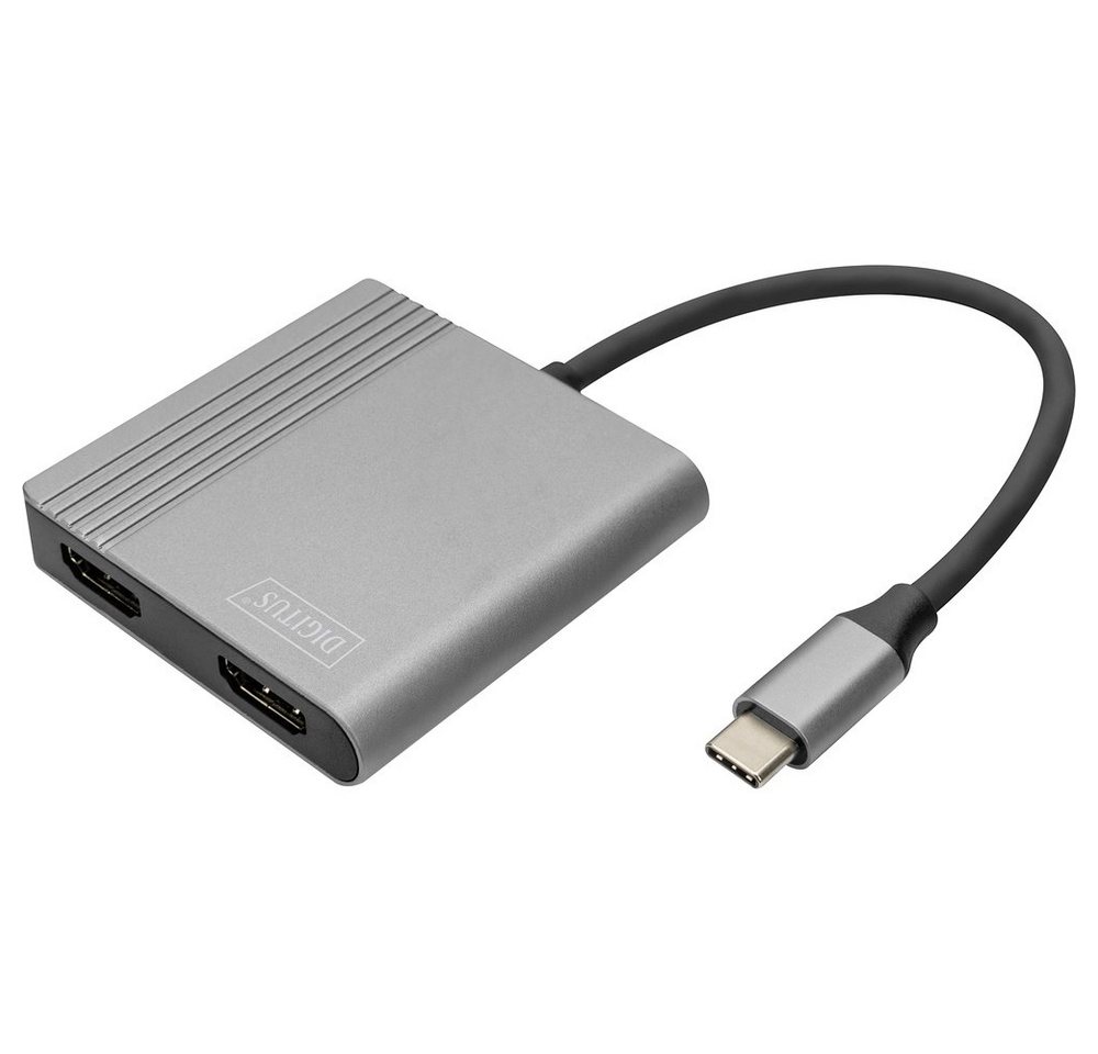 Digitus Digitus DA-70828 HDMI / USB-C® Adapter [1x USB-C® - 2x HDMI-Buchse] Sc TV-Adapter, 0.18 cm von Digitus