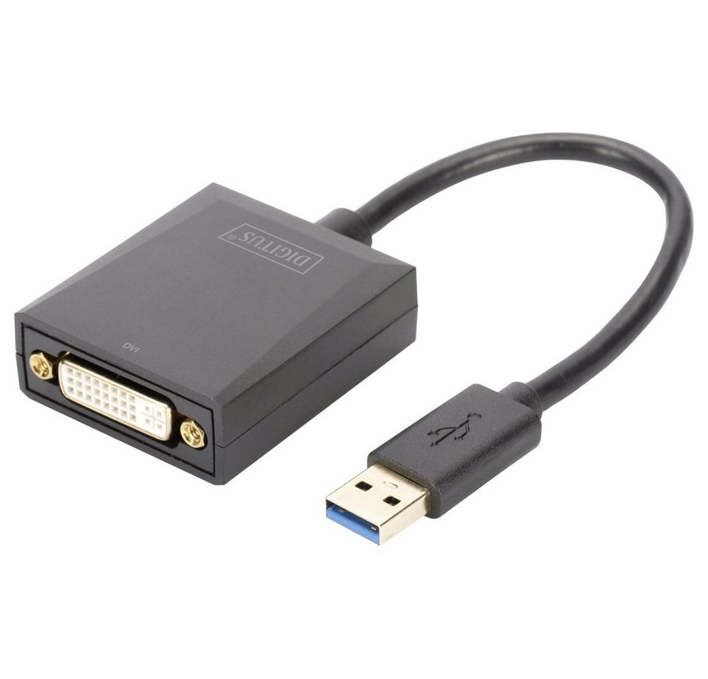 Digitus Digitus DA-70842 DVI / USB 3.2 Gen 1 (USB 3.0) Adapter [1x USB 3.2 Gen TV-Adapter, 15.00 cm von Digitus