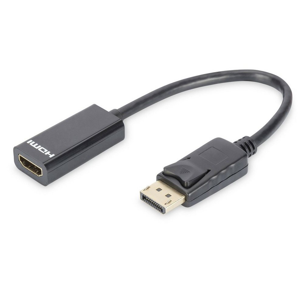 Digitus Digitus DB-340400-001-S DisplayPort / HDMI Adapter [1x DisplayPort Ste TV-Adapter, 15.00 cm von Digitus